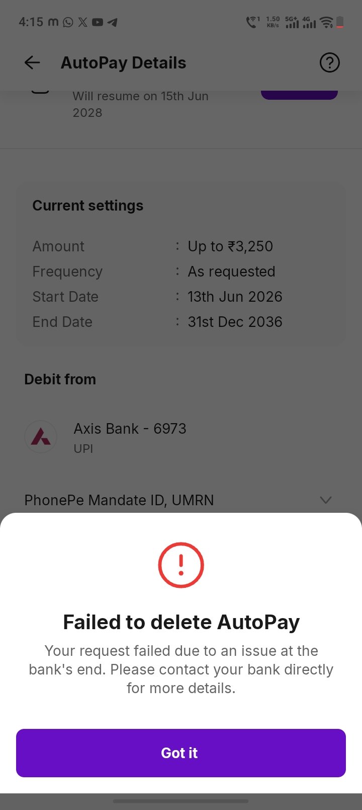 PhonePe पर AutoPay Delete नहीं हो रहा है? जानिए इसे बंद करने का सही तरीका