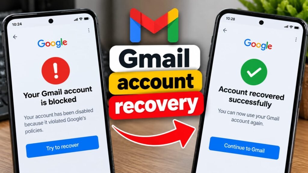 Your Gmail Account Is Blocked? Suspended Gmail Account Recover Kaise Kare (2026 Complete Guide)