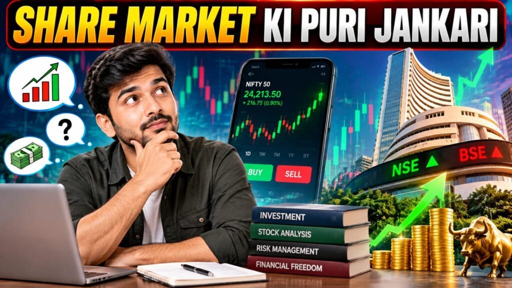 पहली बार share कैसे खरीदें ? जानिए शेयर खरीदने का पूरा तरीका (2026)