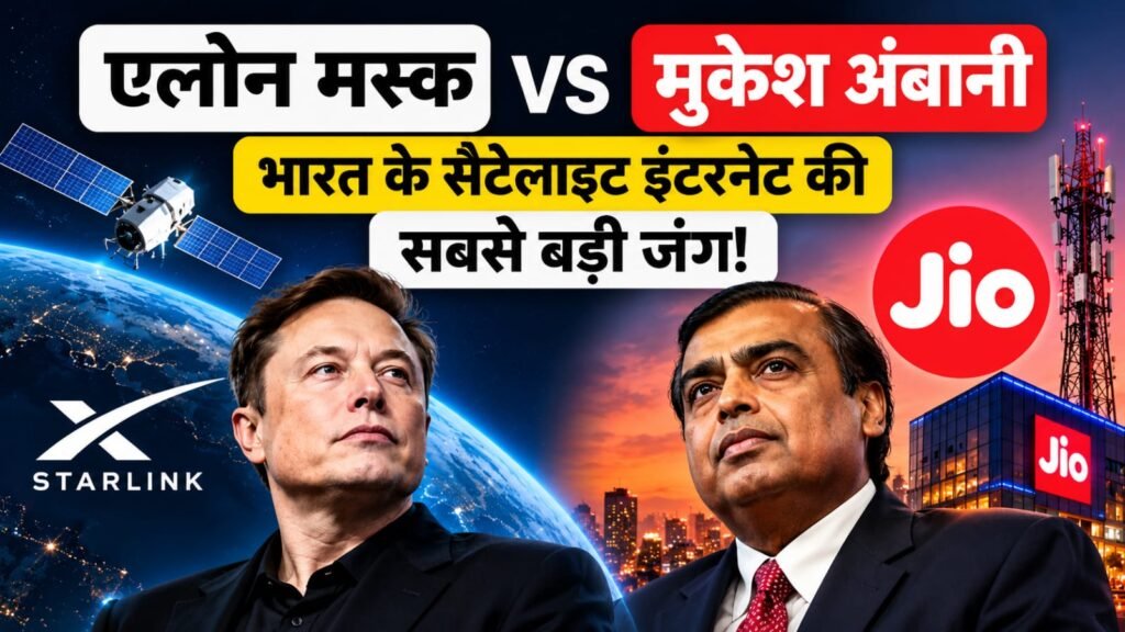 एलोन मस्क vs मुकेश अंबानी: Starlink vs Jio की Satellite Internet जंग, भारत में कौन बदलेगा इंटरनेट का भविष्य?